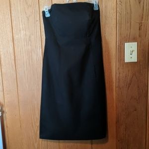 Strapless Gap Little Black Dress